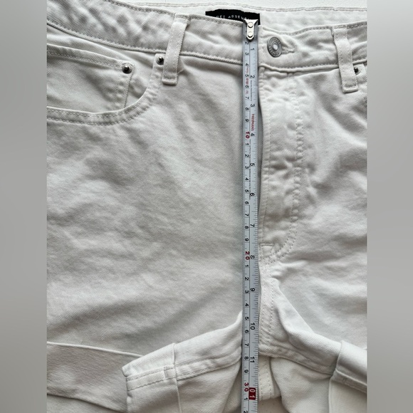 Free Assembly White Denim Shorts Size 16 - Picture 7 of 8